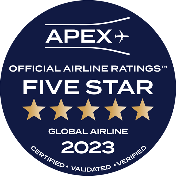 APEX - Official Airline Ratings 5 Star 2023